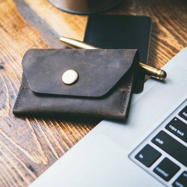 MKC Black Wallet with Flap