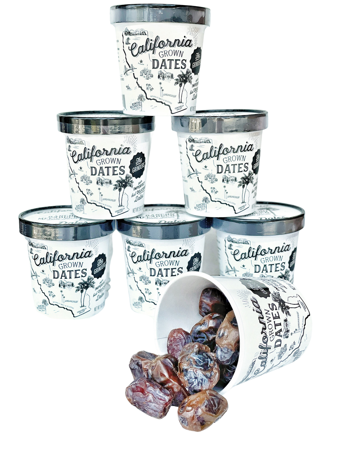 Rancho Meladuco Date Farm - "Little Mels" - 4.5 oz. cup of Medjool Dates