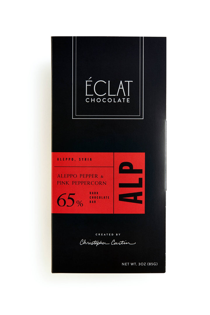 Eclat Chocolate | Aleppo Chili & Pink Peppercorn Destination Chocolate Bar