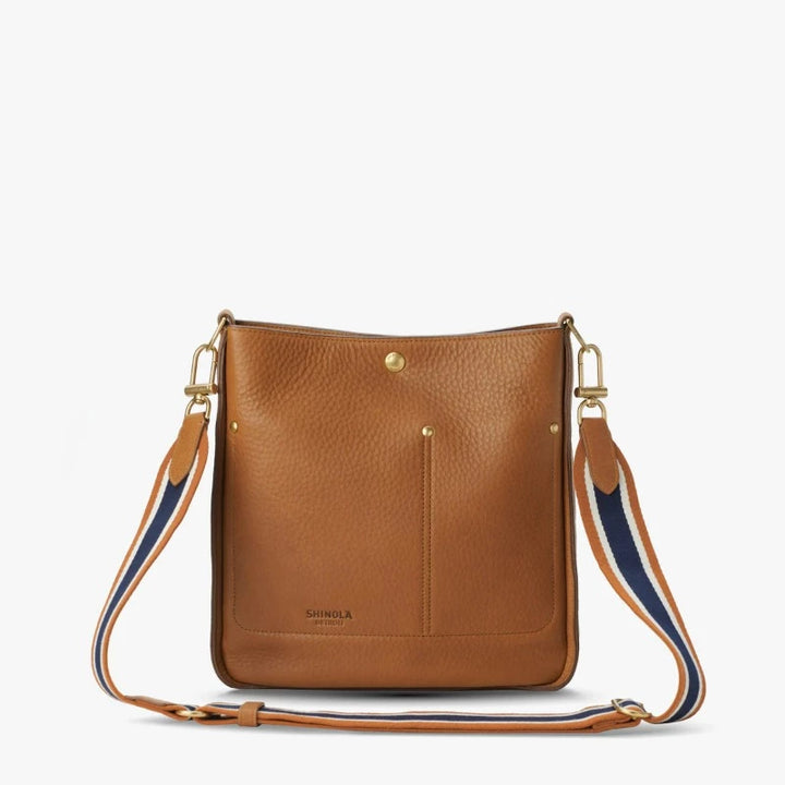 Shinola Pocket Crossbody Bag Tan