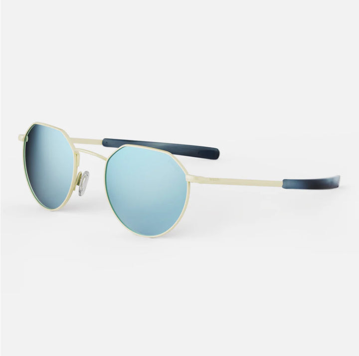 Randolph Hamilton Sunglasses -22k Champagne Gold & Mystic Blue (HN002)