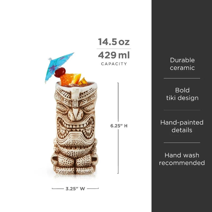 Viski High Tide Tiki Mug in Ceramic
