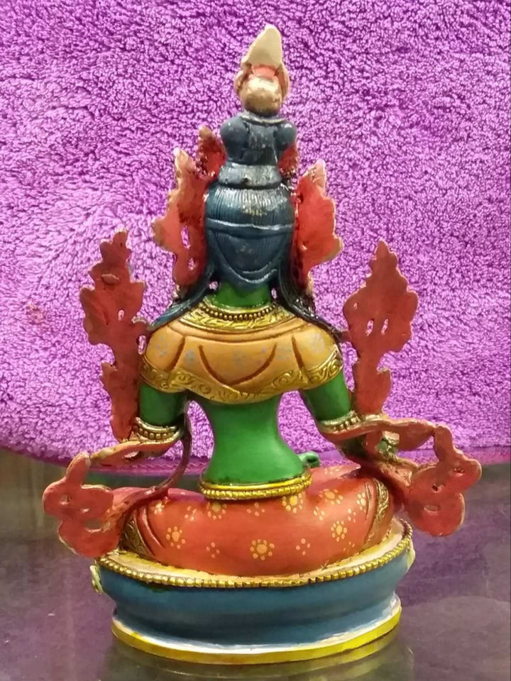 Nepalese Green Tara Statue