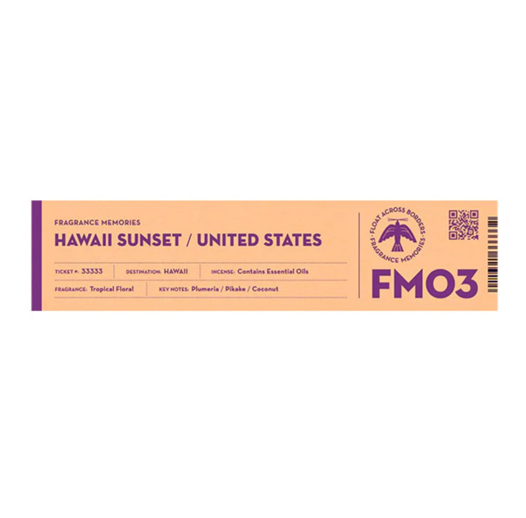 Nippon Kodo FM03 Hawaii Sunset/United States | Fragrance Memories