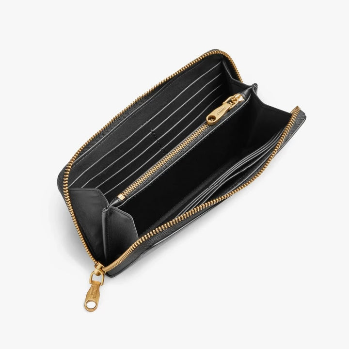 Shinola Pocket Zip Wallet Black