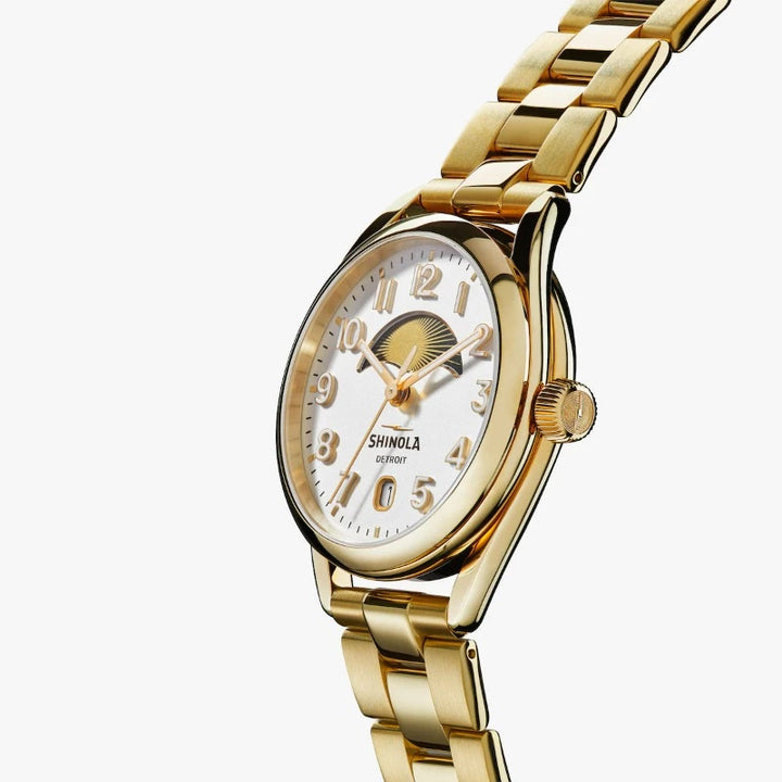 shinola derby 38mm day & night watch