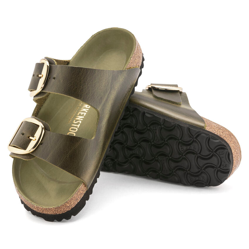 Birkenstock Arizona Big Buckle Sandals | Olive Green (N)