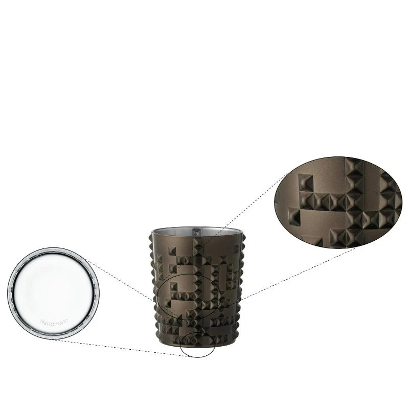 Nachtmann Gunmetal Crystal Tumbler