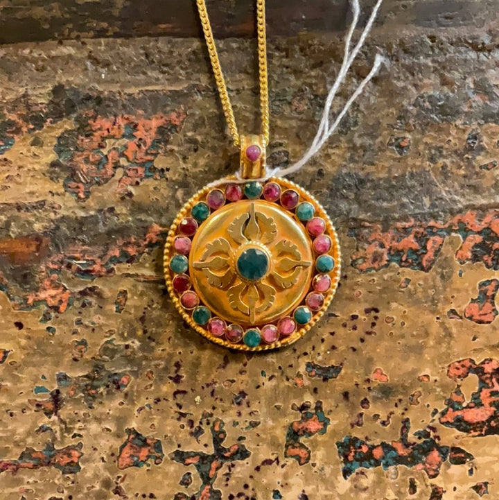Nepali Gold Plated 22k Small Pendant