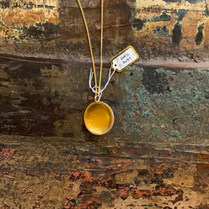 Nepali Gold Plated 22k Small Pendant