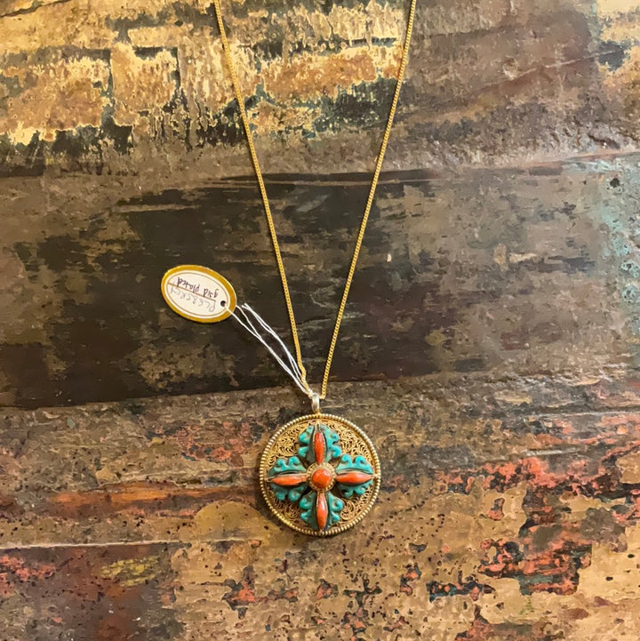 Nepali Gold Plated 22k Pendant