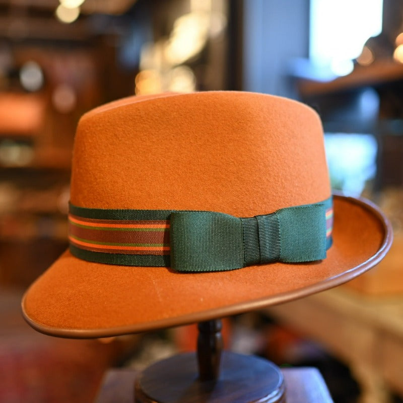 Cha Cha's House of Ill Repute "William" Rust Wool Fedora