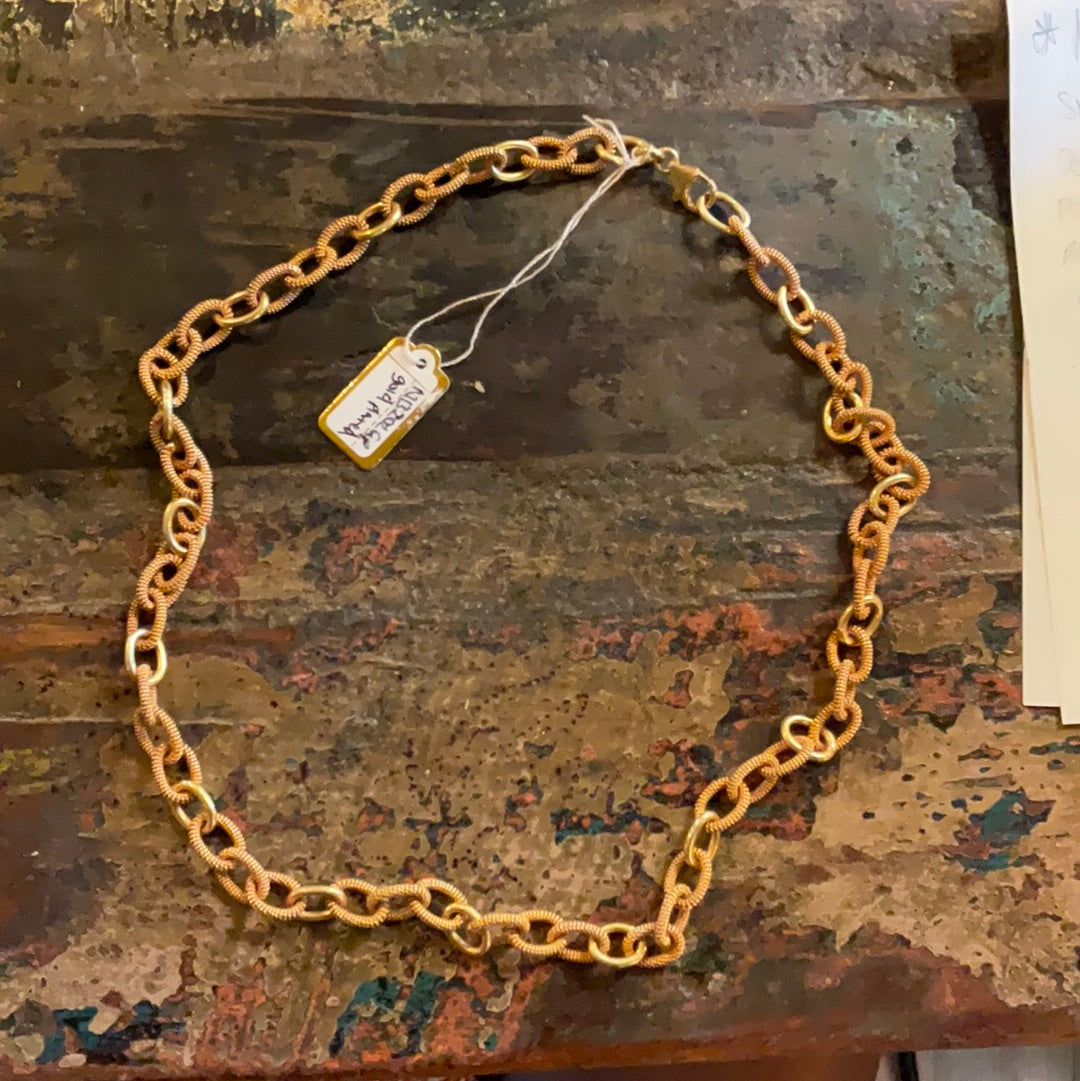 Nepali Gold Plated 22k Thick Chain