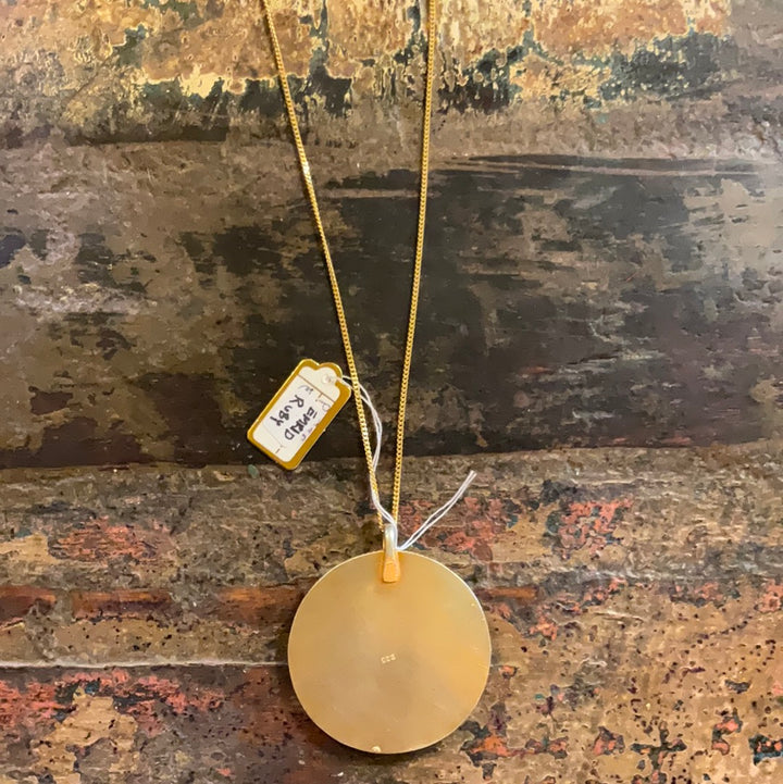 Nepali Gold Plated 22k Buddha Pendant