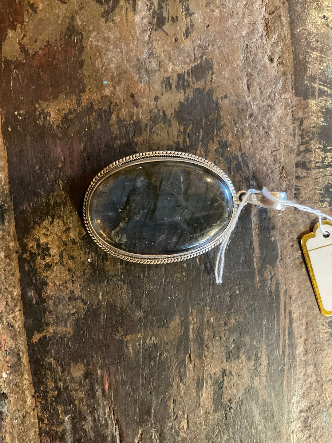 Nepali Labradorite Silver Pendant