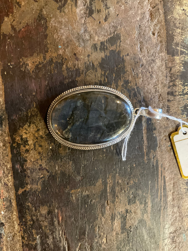 Nepali Labradorite Silver Pendant