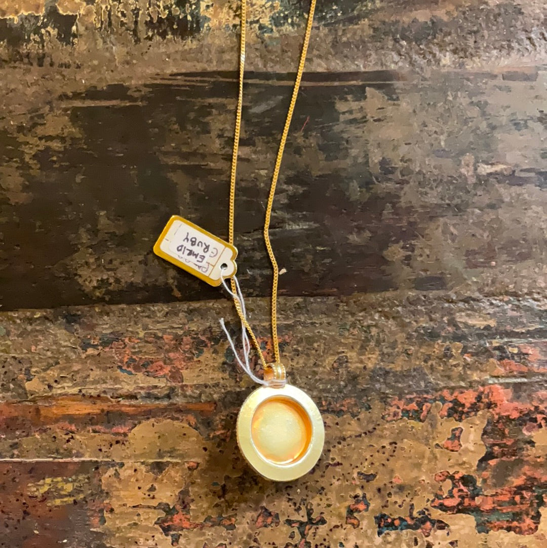 Nepali Gold Plated 22k Small Pendant
