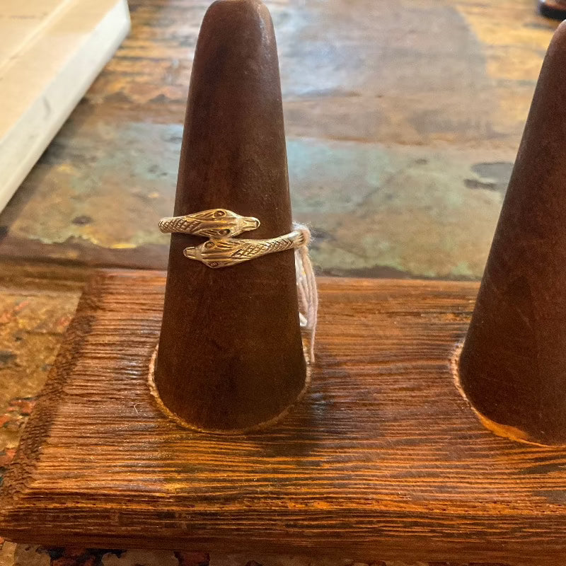 Nepali Silver Snake Ring