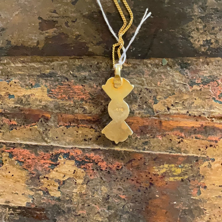 Nepali Gold Plated 22k Single Dorge Pendant