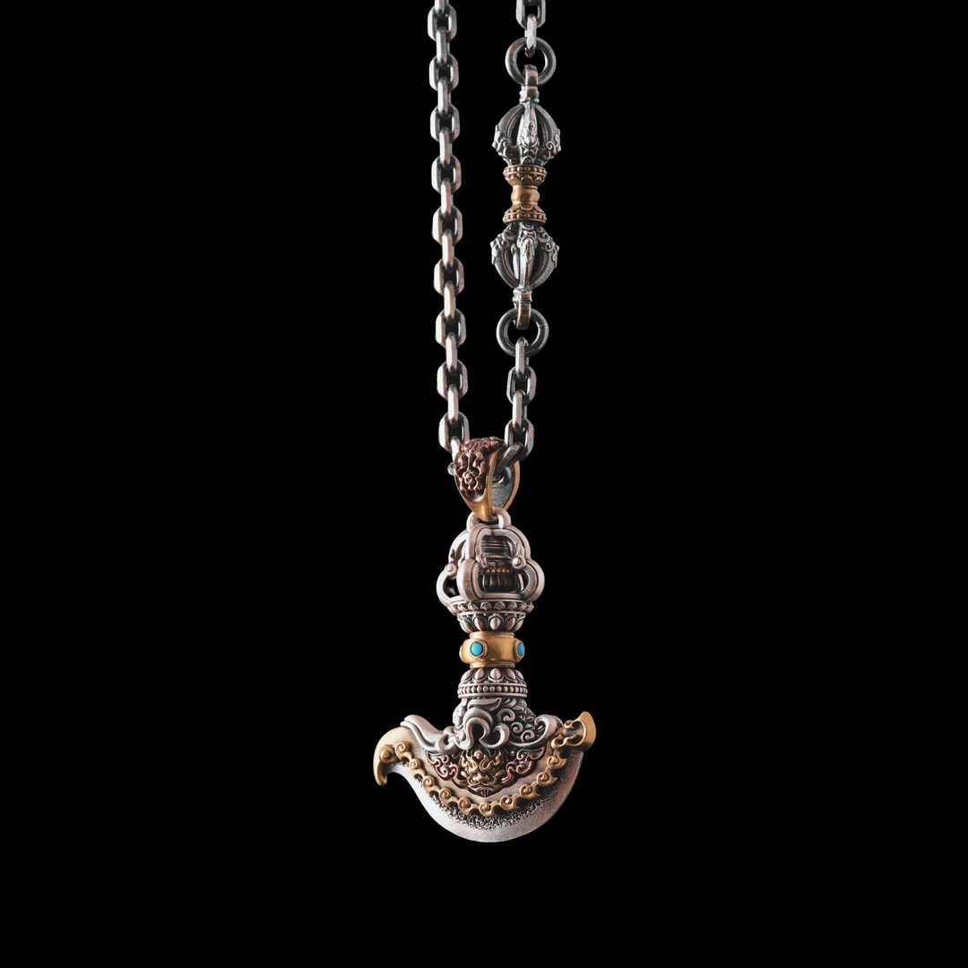 Copperist Wu Vajra Axe Blade Pendant