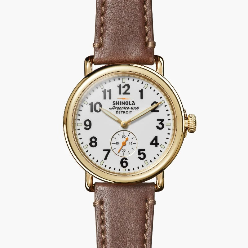 shinola sub sec runwell 41mm watch
