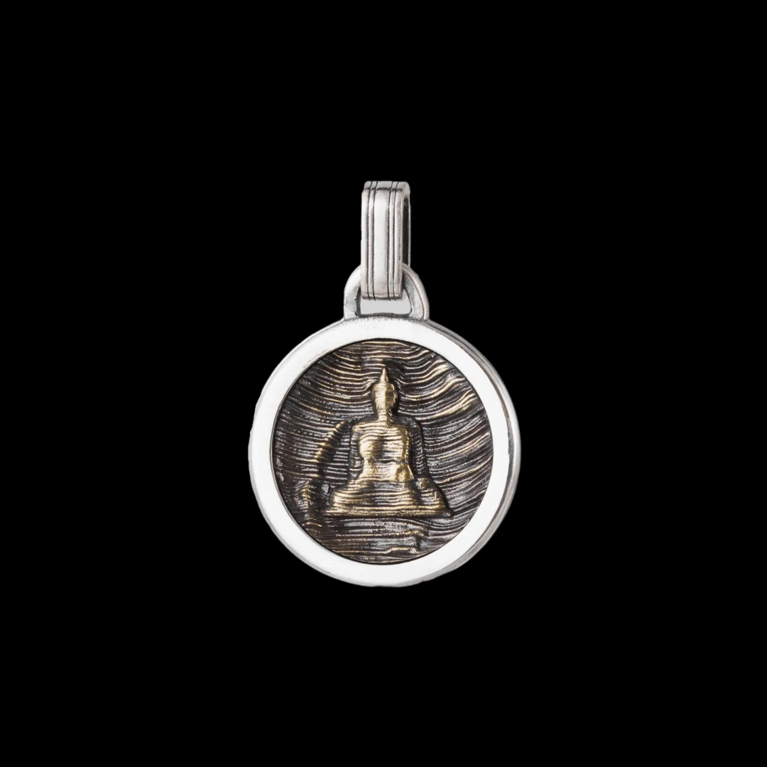 Copperist Wu Buddha Pendant Silver Necklace