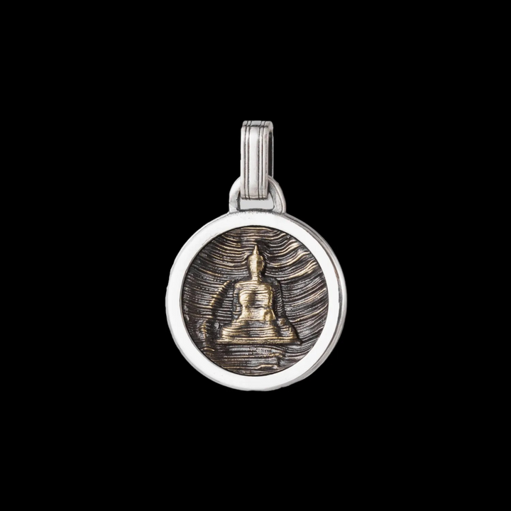 Copperist Wu Buddha Pendant Silver Necklace