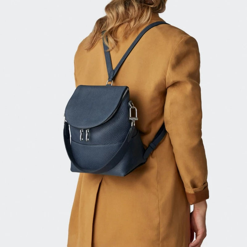 Shinola Mini Pocket Backpack Navy