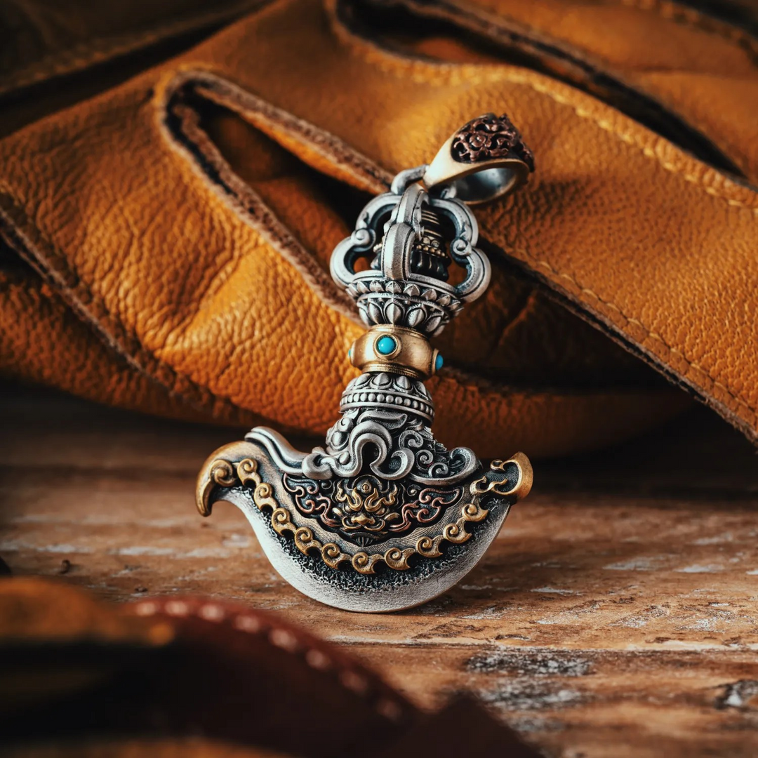 Copperist Wu Vajra Axe Blade Pendant