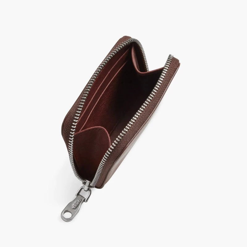 Shinola Pocket Small Zip Arpound Wallet Oxblood