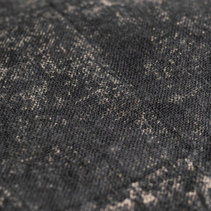 Round Buckwheat Meditation Cushion in Black - the five clouds