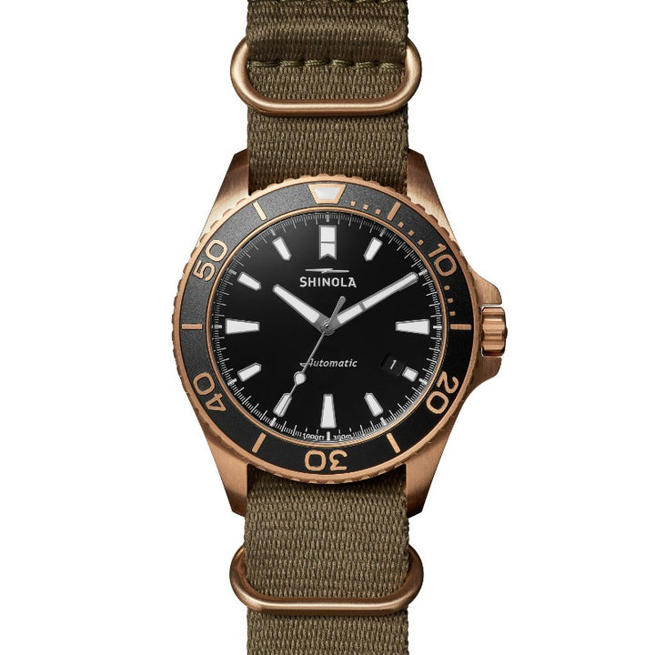Shinola The Bronze Monster Automatic 43 MM Watch