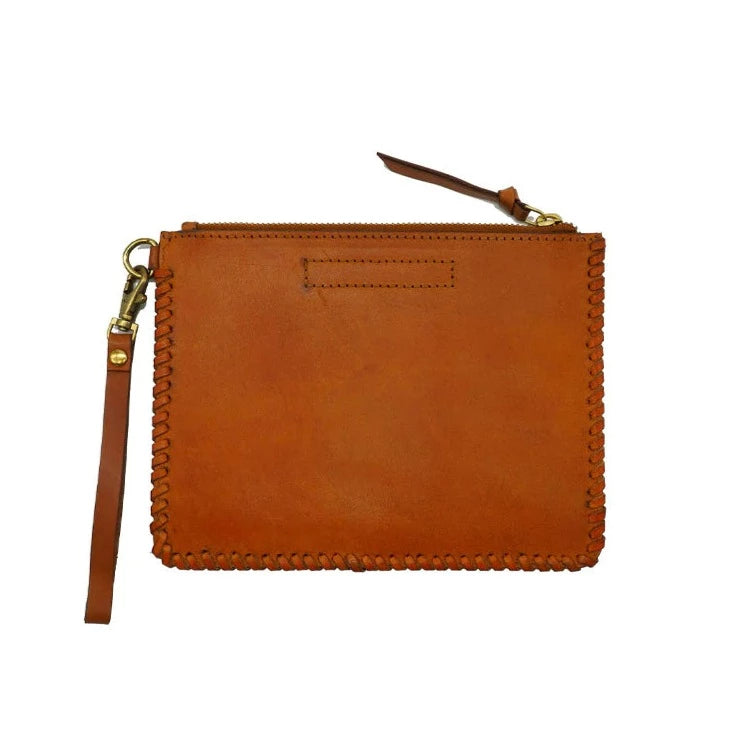 Sophie Cano Paris - Amdo Cognac Leather Pouch