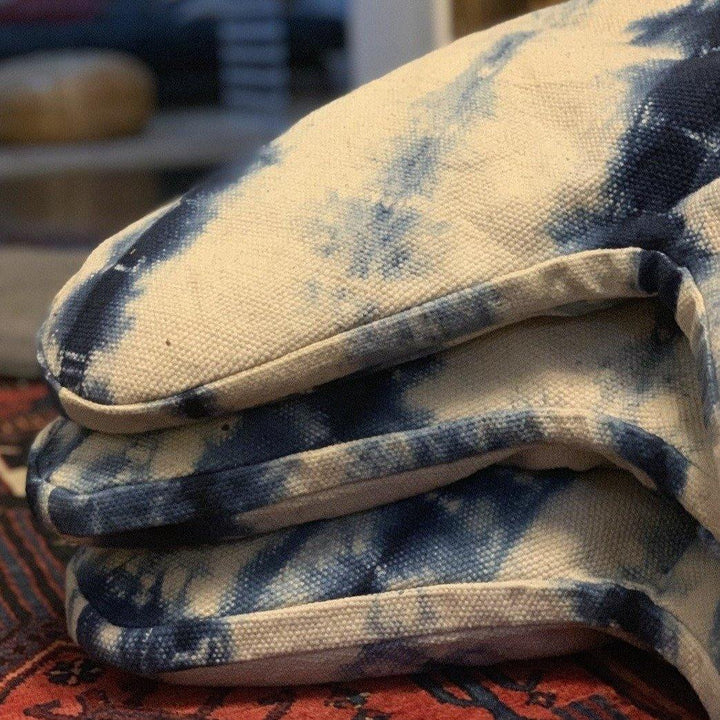Crescent Shaped Meditation Cushion - the five clouds