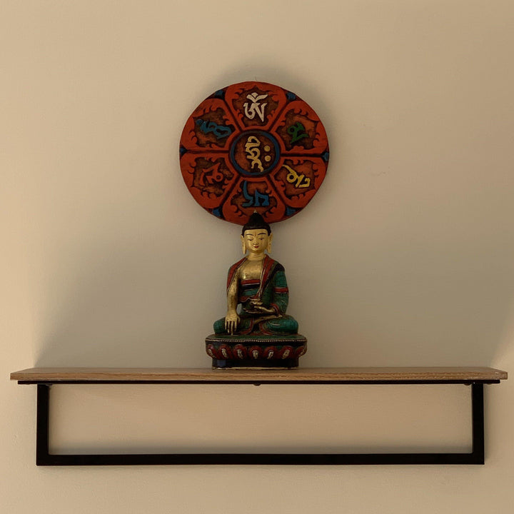 Large Buddha Stone Statue - the five clouds