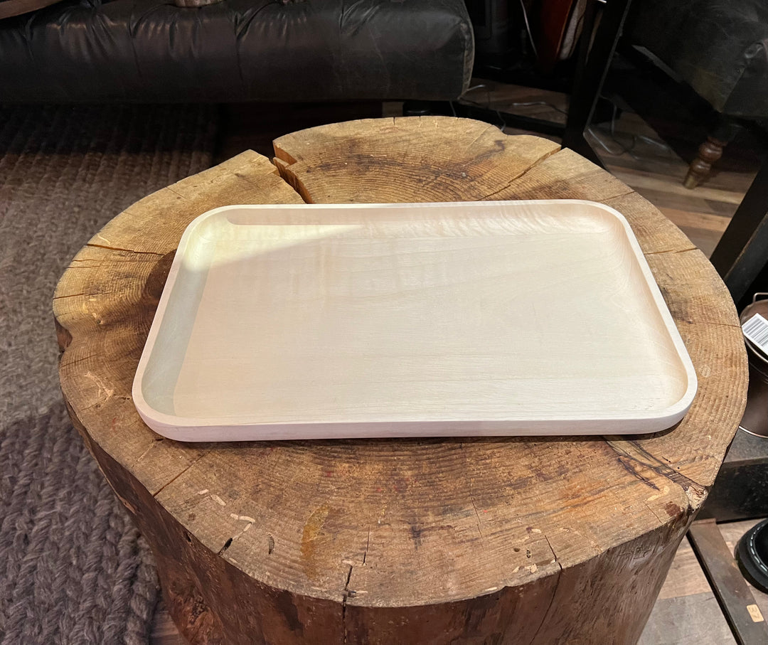 Itza Wood Selva Serving Tray - Medium - Blonde