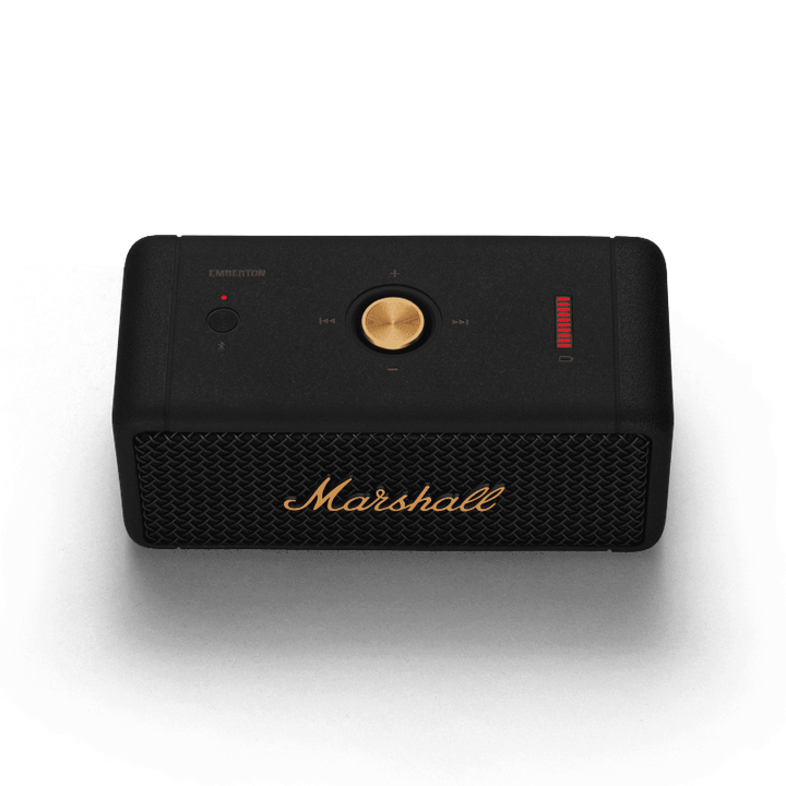 Marshall Emberton II Black and Brass Portable Speaker