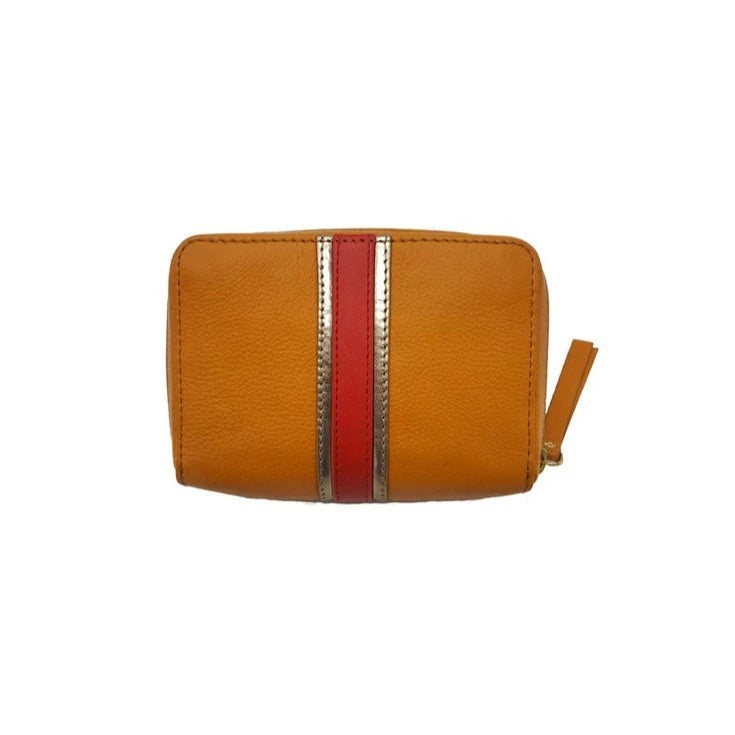 Sophie Cano Paris Compact Mustard Leather Wallet