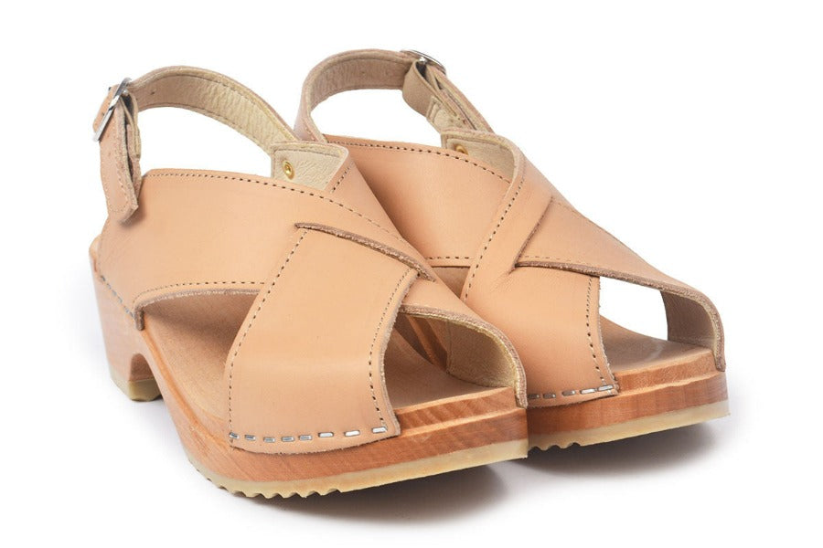 Maguba Astoria Clog Sandal in Sand - Terma Goods