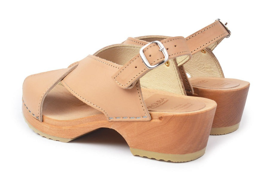 Maguba Astoria Clog Sandal in Natural