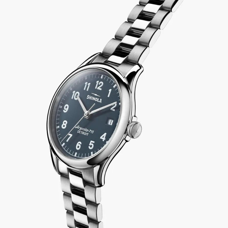 Shinola Vinton 38mm | Midnight Blue Dial Watch