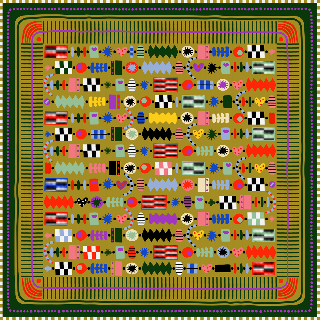 Mur by Ayca - Life of Shapes Bandana