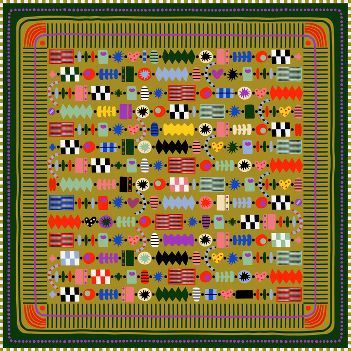 Mur by Ayca - Life of Shapes Bandana