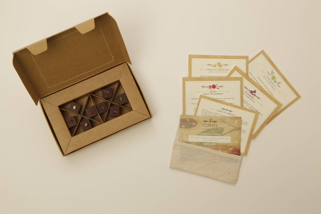 Elements Truffles - Chocolate Truffles - Box of 8 for Gifting