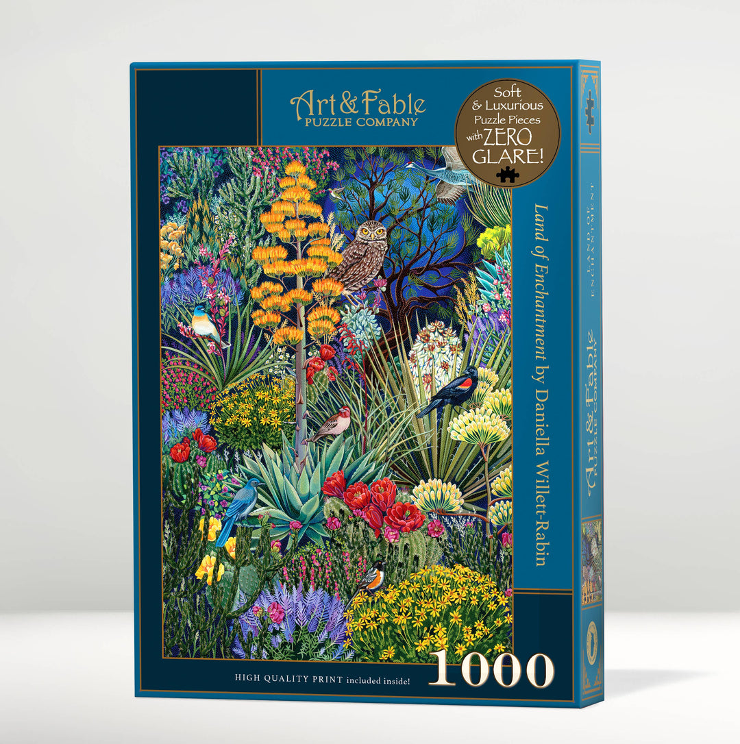 Art & Fable Puzzle Company, LLC - NEW! Land of Enchantment; 1000-pc Velvet-Touch Jigsaw Puzzle
