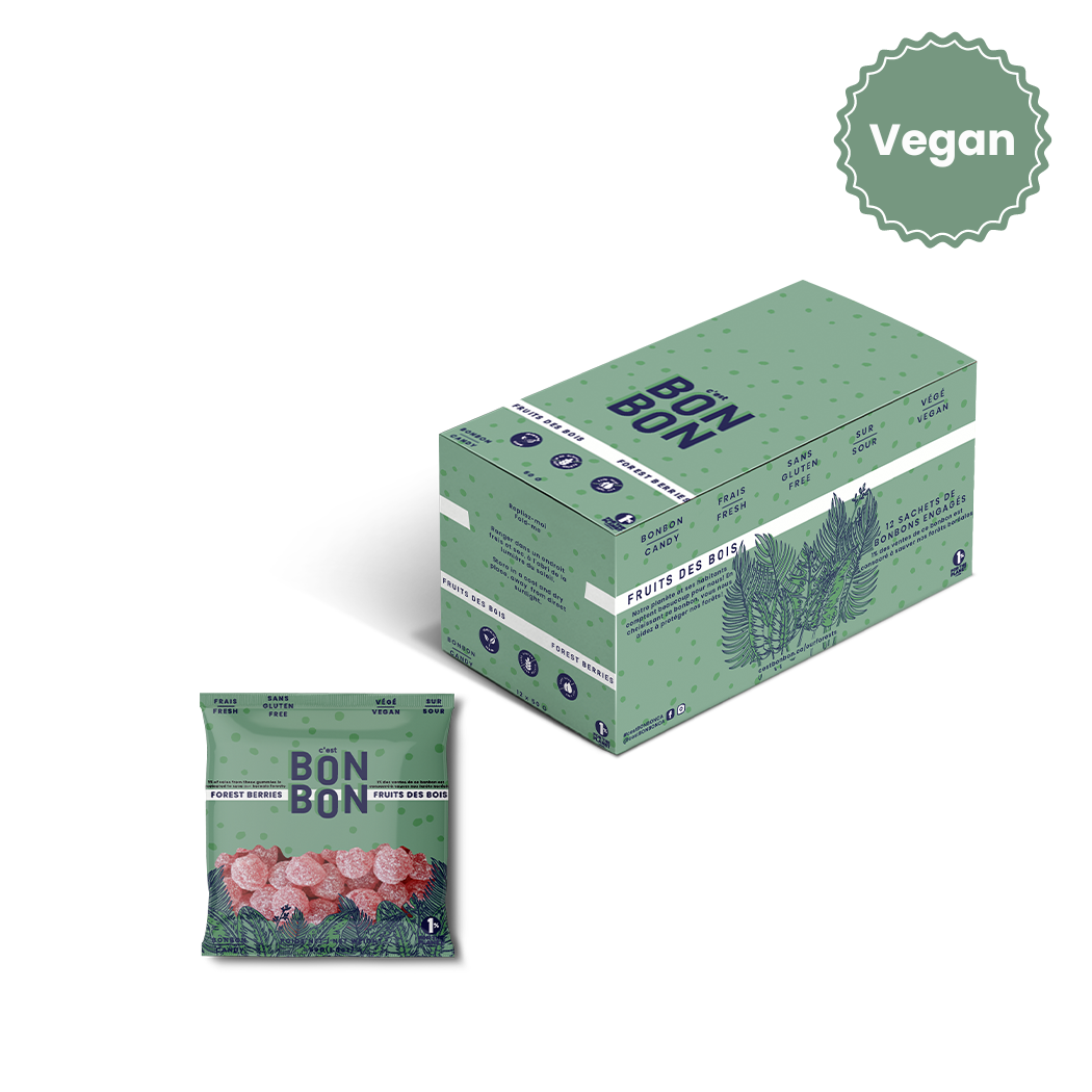 La boîte à bonbons - Vegan Forest Berries - Gummy Candies