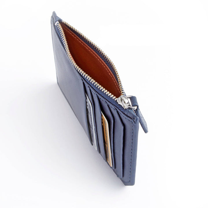 ROYCE New York - Zippered Credit Card Case