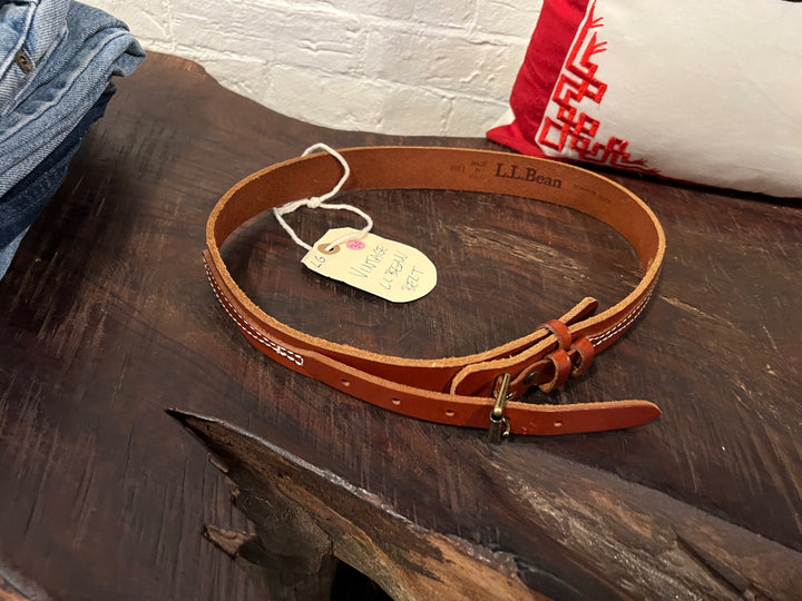 L.L.Bean Belt Small Brown