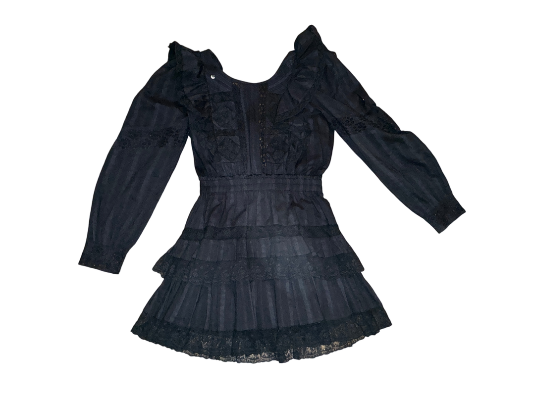 Love Shack Fancy Dress XS Black