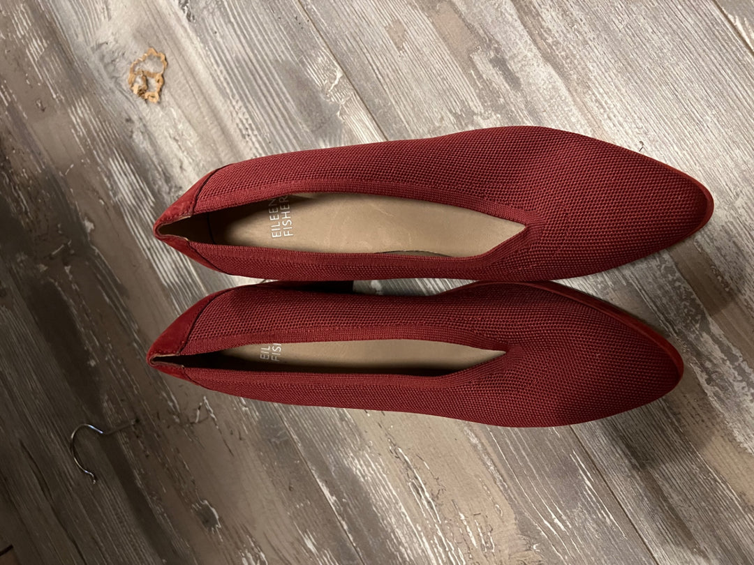 Eileen fisher Heels 10 Red/maroon